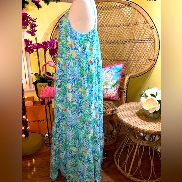Lilly Pulitzer NWT Teresa Maxi Dress Via Parigi Size L,XL - Picture 8 of 8